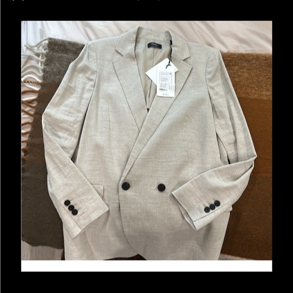 NWT Theory Linen Blazer size 4 - Picture 7 of 7